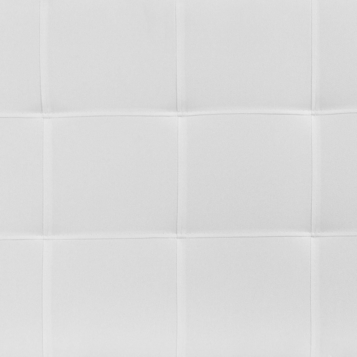 imageFlash Furniture Bedford Box Stitch Tufted Upholstered Twin Size Headboard in Black FabricWhite