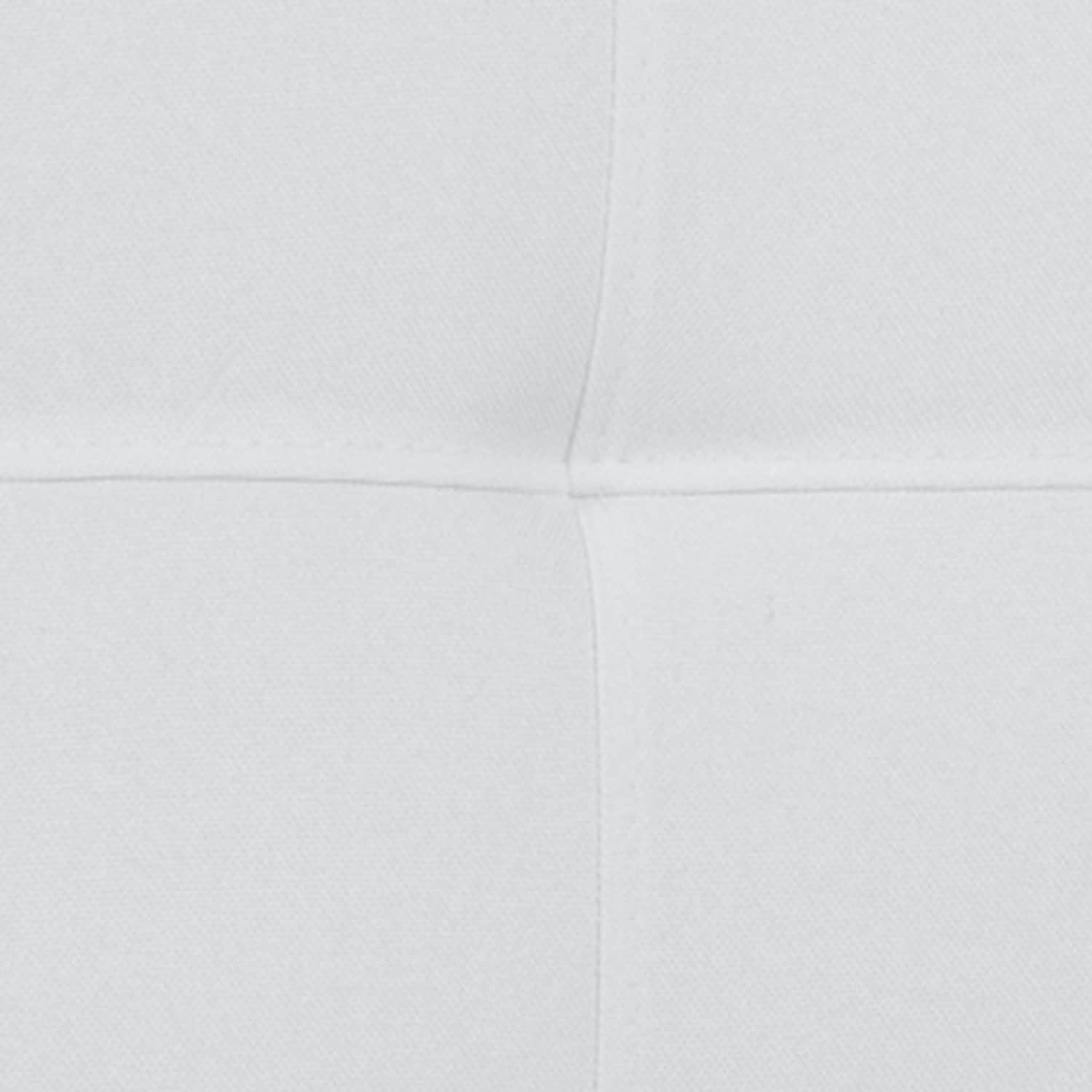 imageFlash Furniture Bedford Box Stitch Tufted Upholstered Twin Size Headboard in Black FabricWhite