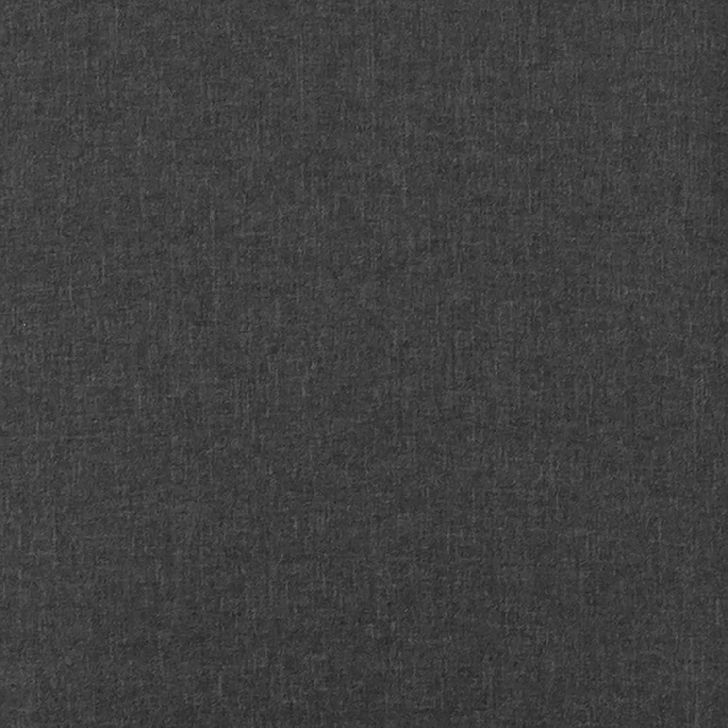 imageFlash Furniture Greenwich Series Black LeatherSoft Upholstered Panel Back MidCentury Parsons Dining ChairGray Fabric
