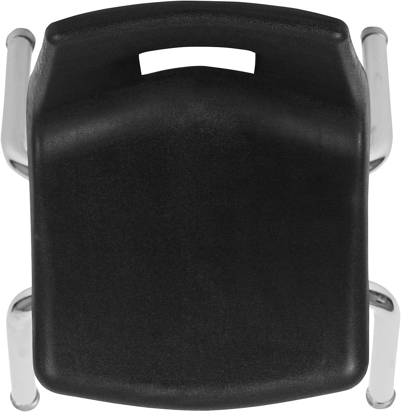 imageFlash Furniture Mickey Advantage Black Student Stack School Chair 12inchBlack