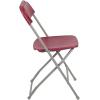 Flash Furniture Hercules Series Plastic Folding Chair – White – 4 Pack 650LB Weight Capacity Comfortable Event Chair-Lightweight Folding Chair(Red)