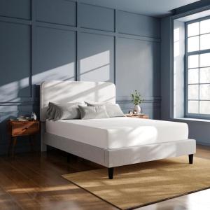 Flash Furniture Cloud 4-Layer Memory Foam Mattress, Cooling Gel, Green Tea Infusion, Air Circulation, CertiPUR-US Certified, Washable Cover, 10″, Full(Queen)