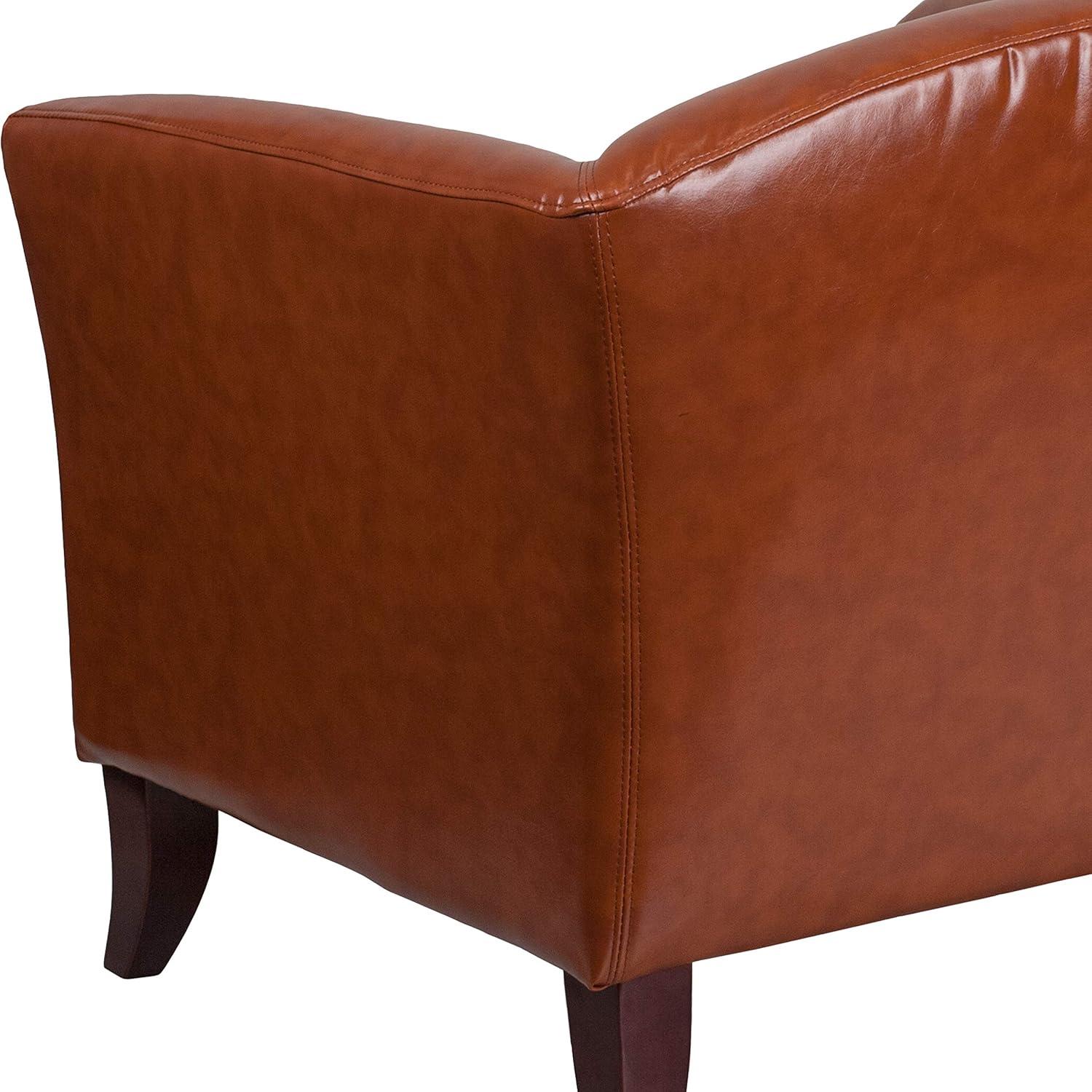imageFlash Furniture HERCULES Imperial Series Cognac LeatherSoft Loveseat