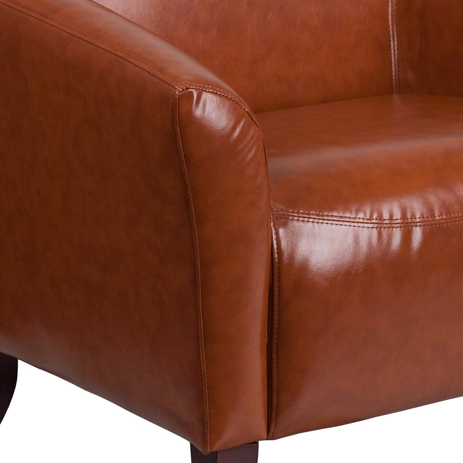 imageFlash Furniture HERCULES Imperial Series Cognac LeatherSoft Loveseat