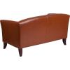 Flash Furniture HERCULES Imperial Series Cognac LeatherSoft Loveseat