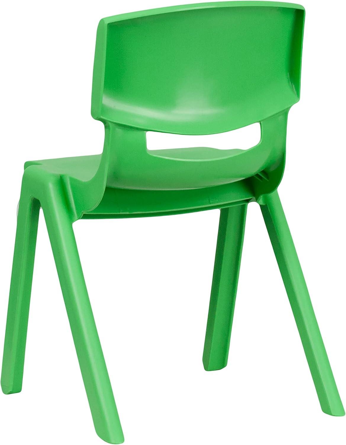 image:imageFlash Furniture Whitney 2 Pack Green Plastic Stackable School Chair with 1325quot Seat Height