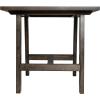 Flash Furniture Eli Farmhouse Trestle End Table, Rustic Solid Wood End Table, X-Frame Design, Living Room, Bedroom, Home Office, 19.75″ H, Rustic Brown(Dark Gray)