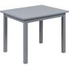 Flash Furniture Kyndl Kids Solid Hardwood Table and Chair Set for Playroom, Bedroom, Kitchen – 3 Piece Set – Natural(Grey)