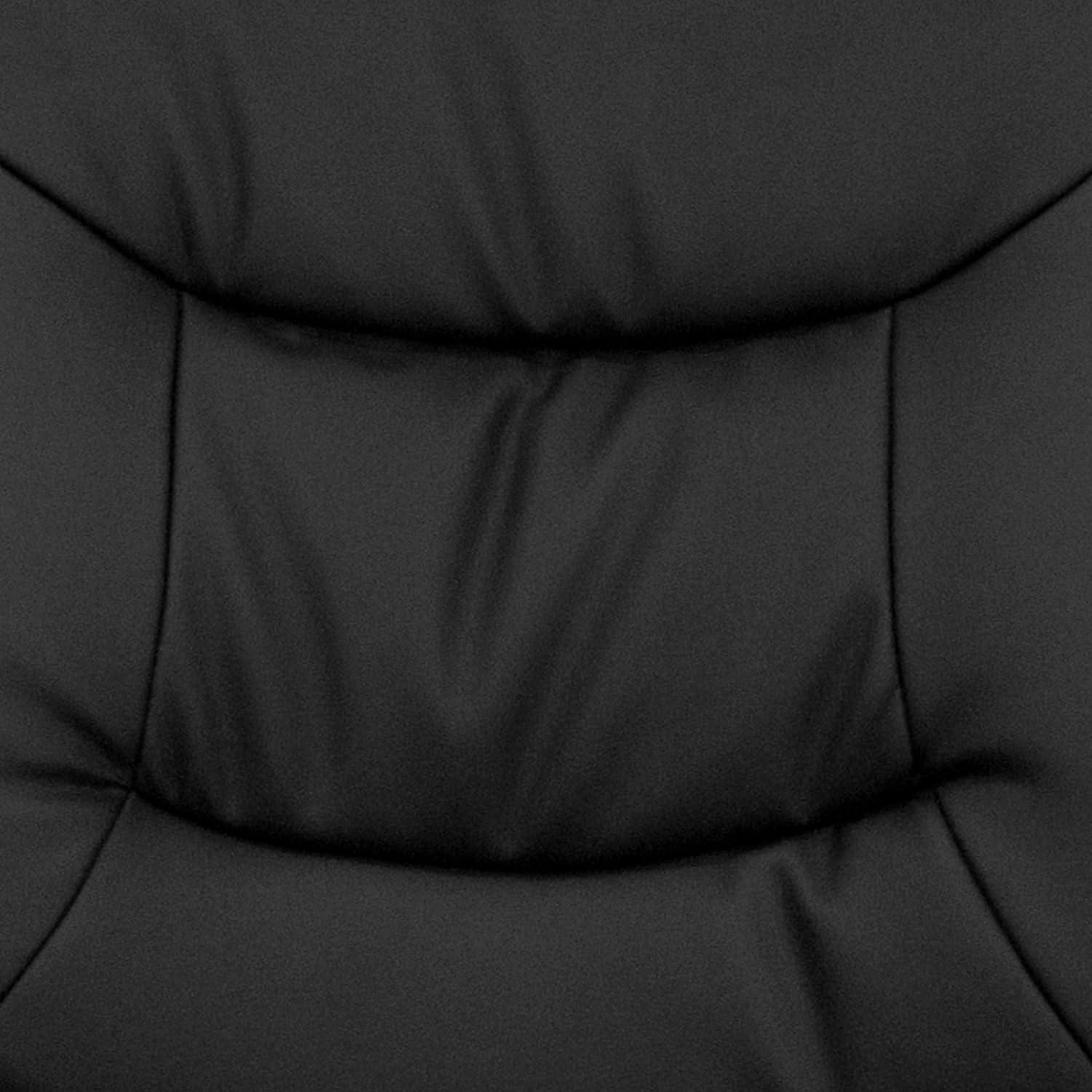 image:imageFlash Furniture Cole MidBack Black LeatherSoft Multifunction Swivel Ergonomic Task Office ChairWithout Arms