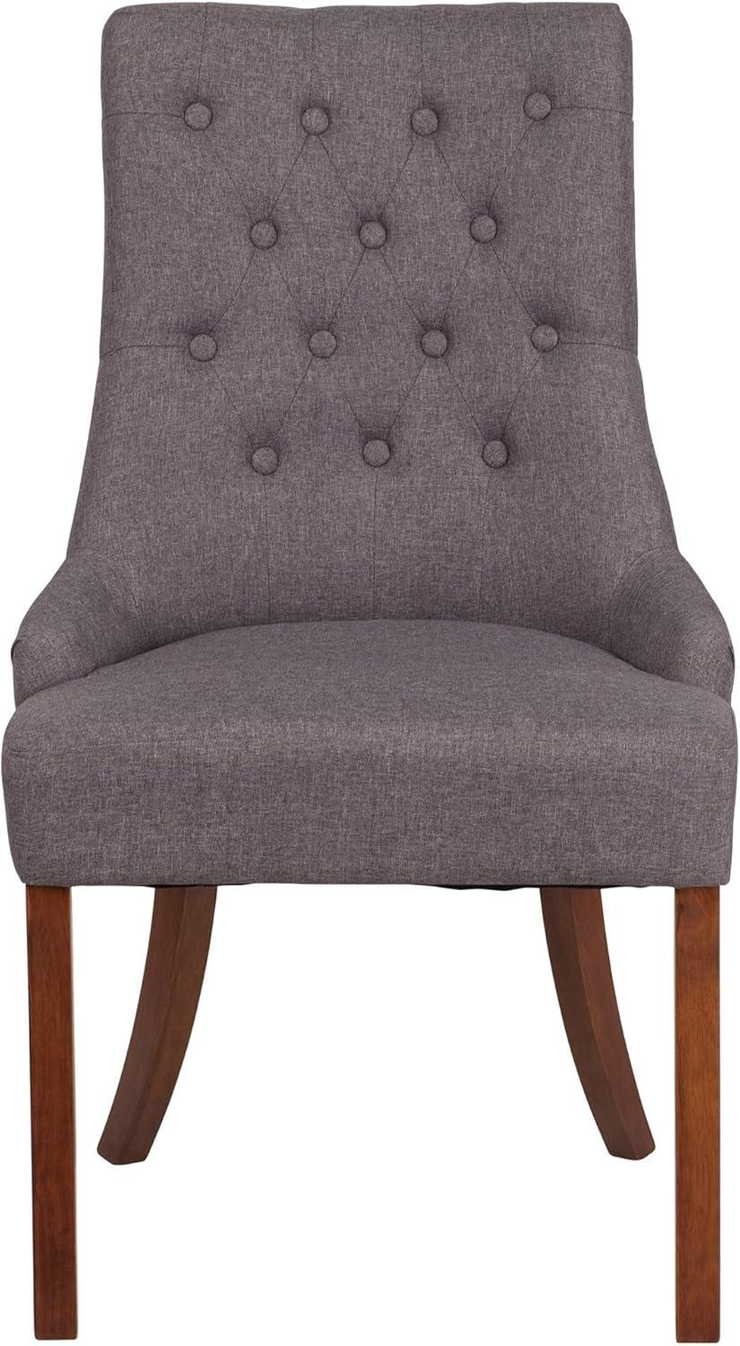 image:imageFlash Furniture HERCULES Paddington Series Grey Fabric Tufted ChairGray Fabric