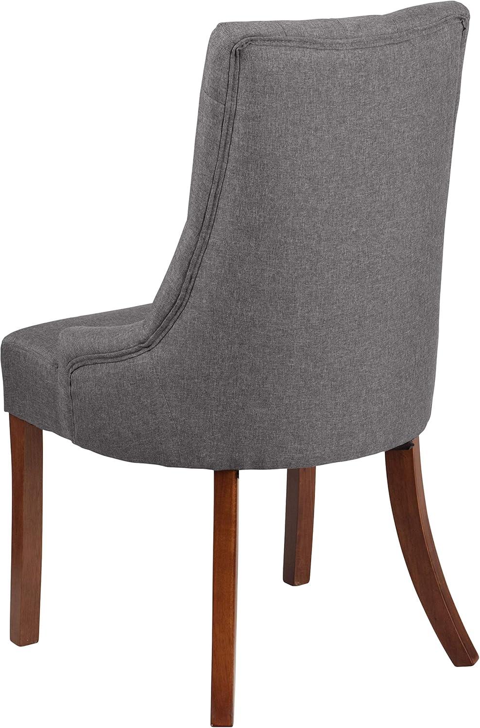 image:imageFlash Furniture HERCULES Paddington Series Grey Fabric Tufted ChairGray Fabric