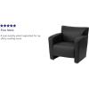 Flash Furniture HERCULES Majesty Series Black LeatherSoft Chair