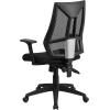 Flash Furniture Ivan High Back Black Mesh Multifunction Swivel Ergonomic Task Office Chair with Adjustable Arms