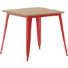 Brown Top/Red Frame