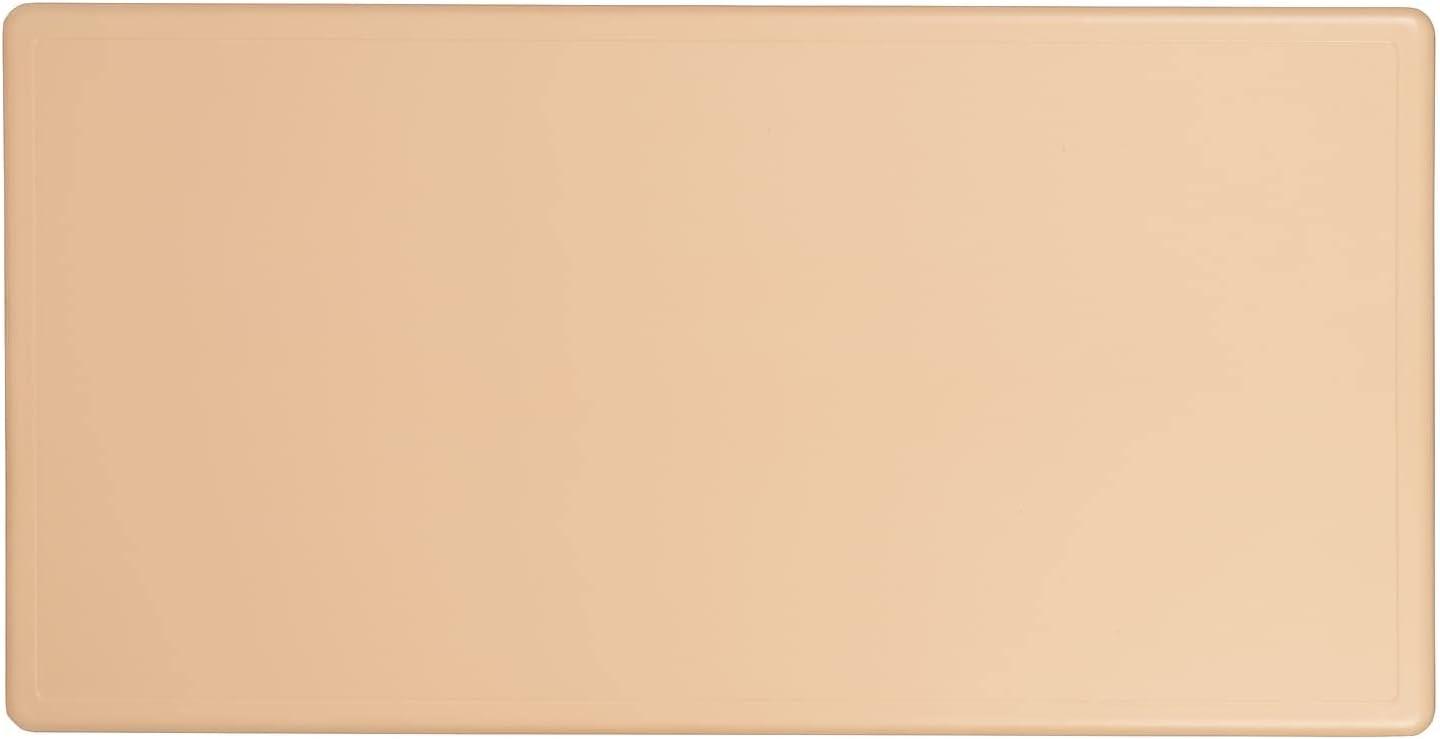 image:imageFlash Furniture Emmy 24W x 48L Rectangular Red Plastic Height Adjustable Activity Table Set with 4 ChairsNatural