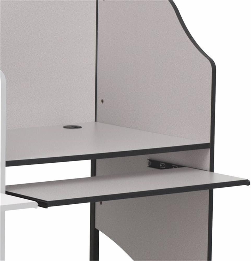 image:imageFlash Furniture Jordan AddOn Study Carrel in Nebula Grey FinishNebula Grey