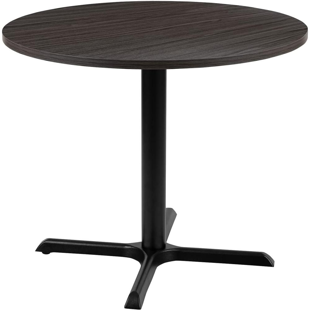 image:imageFlash Furniture Chapman 36 Round Multipurpose Conference Table Business Meeting Table for Office and Conference Rooms Rustic GrayRustic Gray