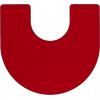 Flash Furniture Wren Mobile 60″W x 66″L Horseshoe Red Thermal Laminate Activity Table – Height Adjustable Short Legs(Red)