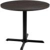 Flash Furniture Chapman 36″ Round Multipurpose Conference Table, Business Meeting Table for Office and Conference Rooms, Rustic Gray(Rustic Gray)