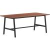 Flash Furniture Redmond Conference Table with A-Frame Base, Commercial Water and Scratch Resistant Laminate Finish, PVC Edge, Heavy Duty Steel Frame, 72×36, Walnut(Walnut)