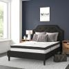 Flash Furniture 10 Inch CertiPUR US Certified Pocket Spring Mattress, King, Light Gray(Black)
