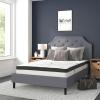 Flash Furniture 10 Inch CertiPUR US Certified Pocket Spring Mattress, King, Light Gray(Light Gray)