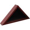 Flash Furniture Sheehan Memorial Flag Display Case – Rustic Brown Solid Wood Military Flag Display Case for 9.5 x 5 American Veteran Flag(Mahogany)