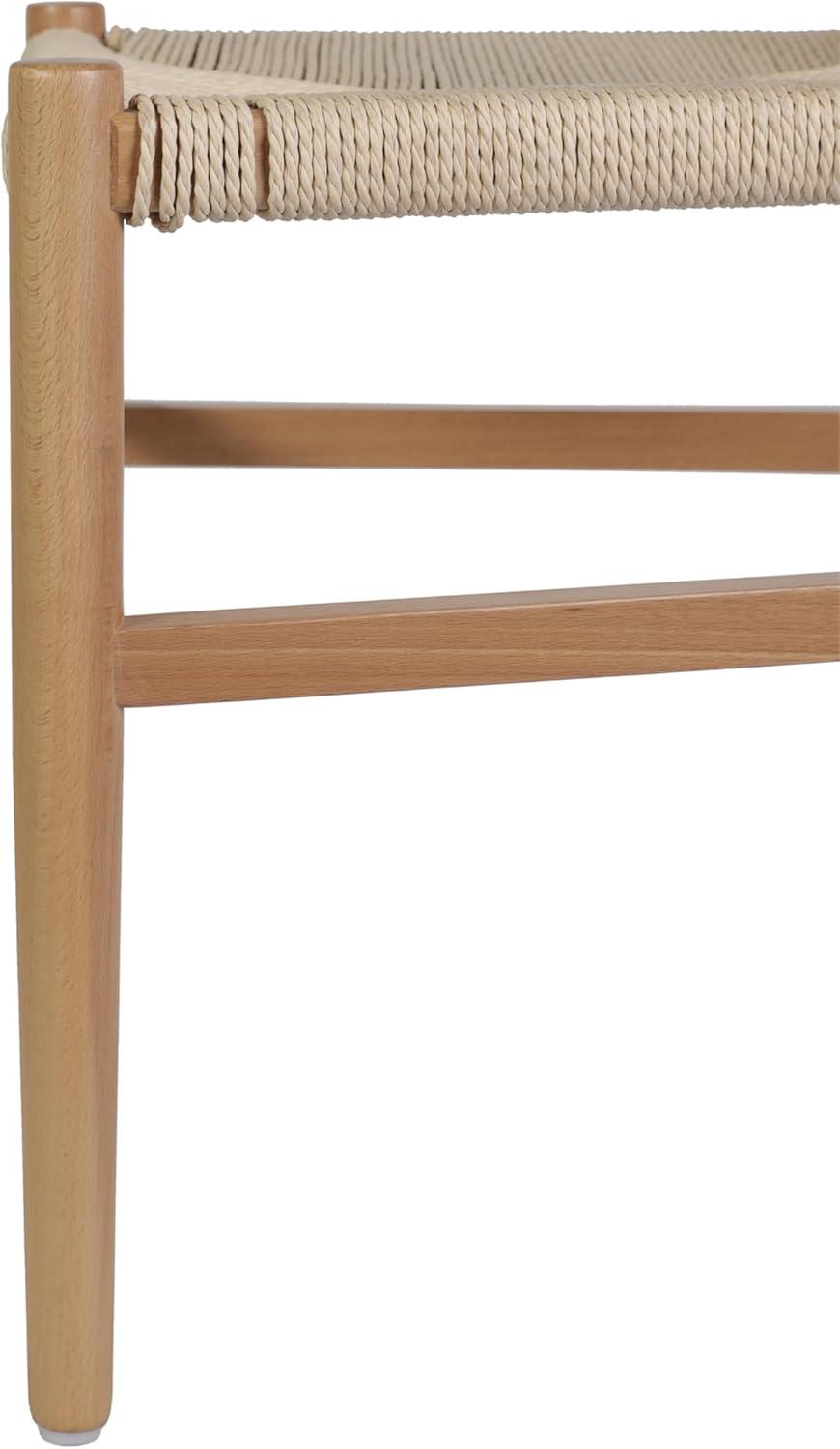 image:imageFlash Furniture Logan Commercial Wood Dining Chair YBack Style Stackable Design Solid Wood Frame Kraft Paper Seat Mortise and Tenon OakNaturalOak FrameNatural Seat