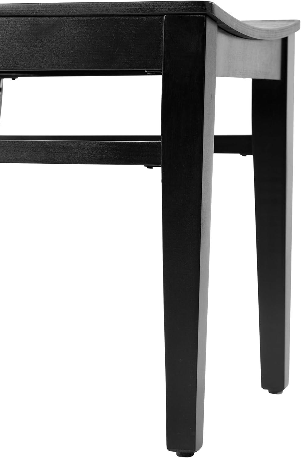 image:imageFlash Furniture Naples Commercial Solid Wood Dining Chair Curved Backrest Sturdy Mortise and Tenon Construction BlackBlack