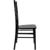 Flash Furniture Advantage Lime Wash Chiavari Chair(Black)