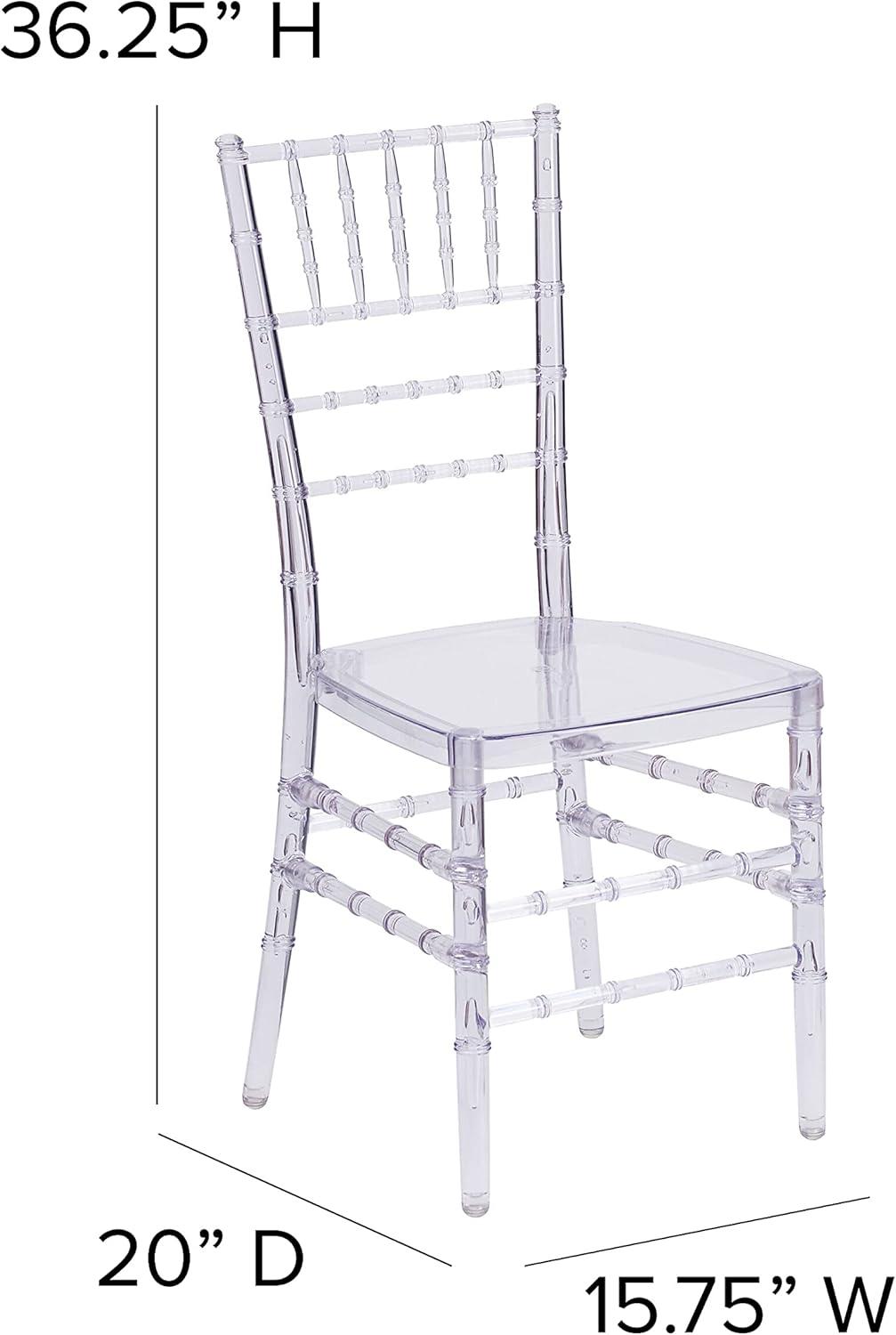 image:imageFlash Furniture Flash Elegance Crystal Ice Stacking Chiavari Chair1 Pack