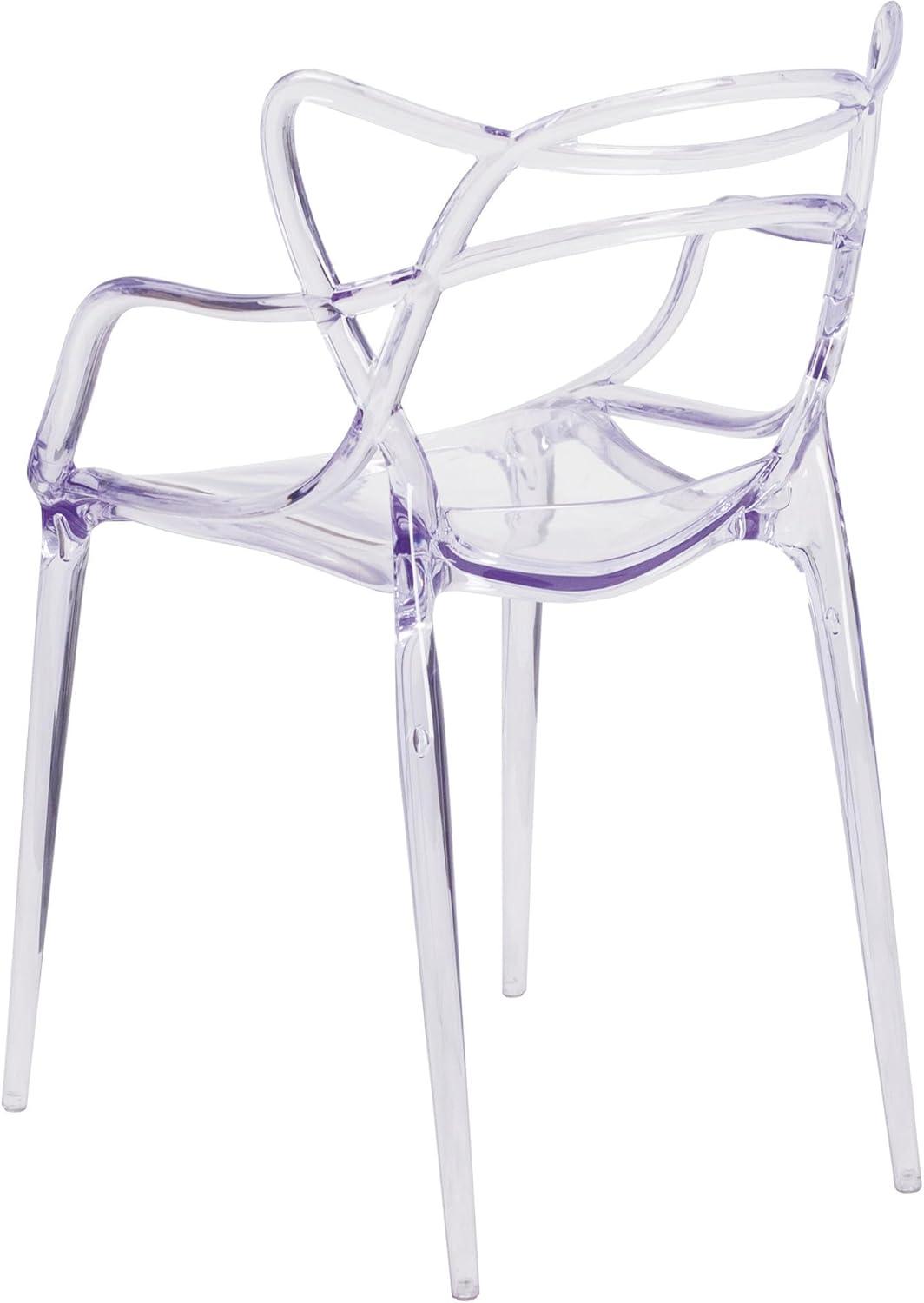 image:imageFlash Furniture Josh 4 Pack Nesting Series Transparent Stacking Side Chair1 Pack