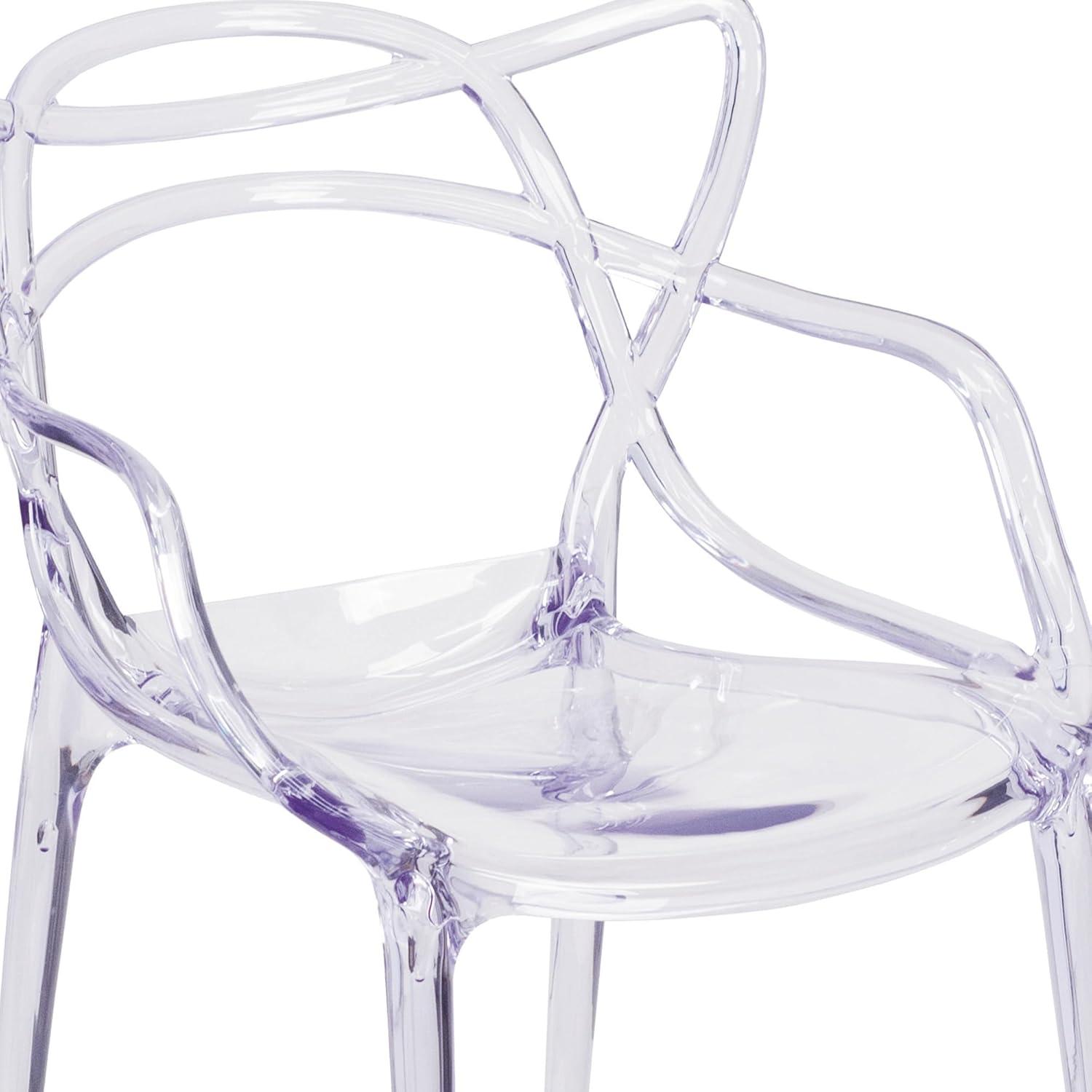 image:imageFlash Furniture Josh 4 Pack Nesting Series Transparent Stacking Side Chair1 Pack