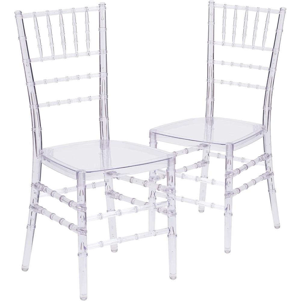 image:imageFlash Furniture Flash Elegance Crystal Ice Stacking Chiavari Chair1 Pack