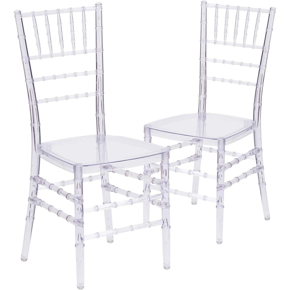 image:imageFlash Furniture Flash Elegance Crystal Ice Stacking Chiavari ChairSet of 2