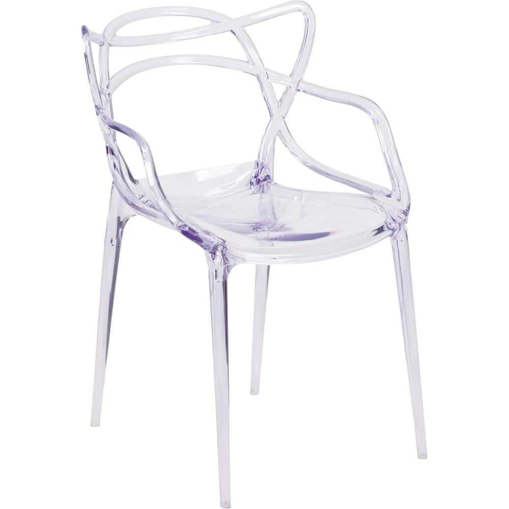 image:imageFlash Furniture Josh 4 Pack Nesting Series Transparent Stacking Side Chair1 Pack