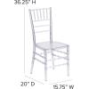 Flash Furniture Flash Elegance Crystal Ice Stacking Chiavari Chair(1 Pack)