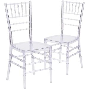 Flash Furniture Flash Elegance Crystal Ice Stacking Chiavari Chair(1 Pack)