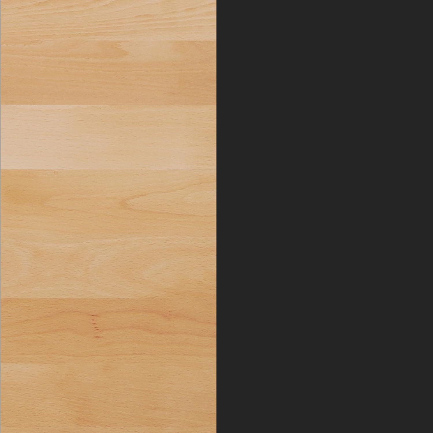 image:imageFlash Furniture Bennett 36 Square Solid Wood Commercial Indoor Tabletop in Natural with 30 x 30 Dining Height Black Cast Iron X Base 400 lb Static CapacityNatural TopBlack Base