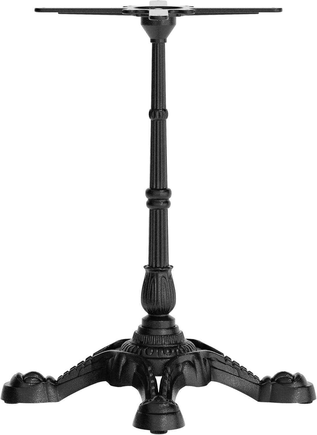 image:imageFlash Furniture Chambery HeavyDuty 2275 x 2275 Cast Iron Table Base UVResistant AllWeather IndoorOutdoor Base for Commercial Dining amp Hospitality Use