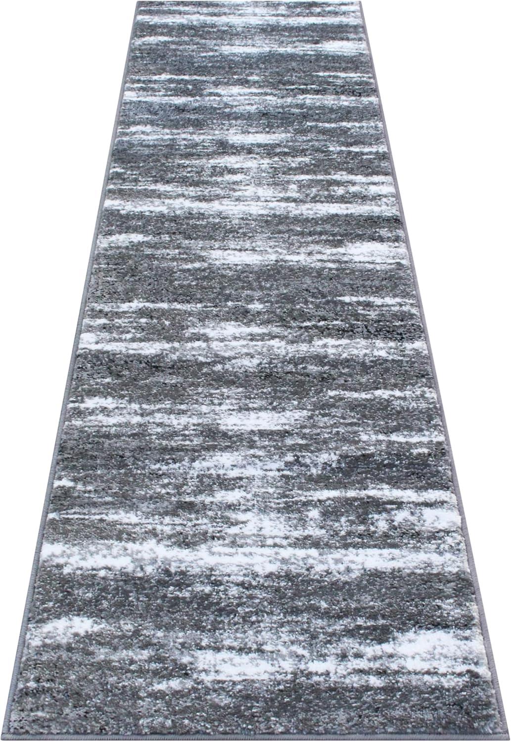 image:imageFlash Furniture Marian Collection Area Rug Distressed Turquoise Olefin Rug with Jute Backing 3 x 16 Entryway Living Room BedroomGrey
