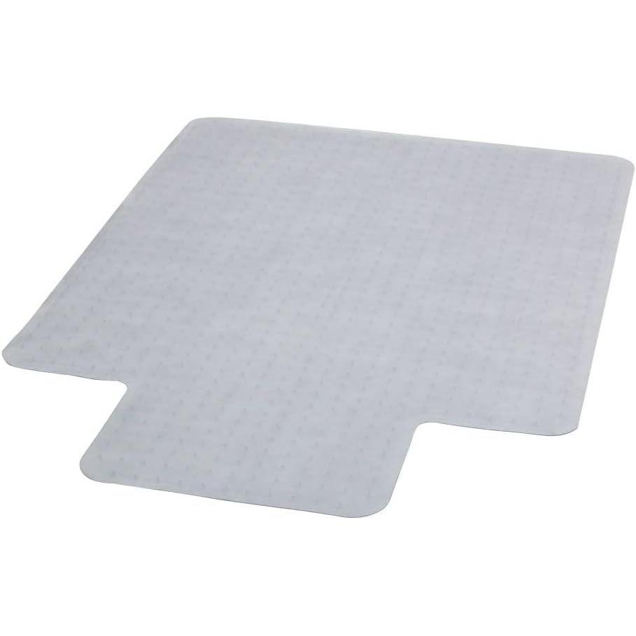 image:imageFlash Furniture Jackson 45 x 53 Low Pile Carpet Chair Mat with Lip with Studded Gripper Back and Scuff Resistant Textured Top