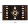 Flash Furniture Amado Collection Rustic Southwestern Area Rug – Non-Shedding Brown Olefin Fibers – 2′ x 7′ – Jute Backing – Bedroom, Living Room, Entryway(2′ x 3’5″ (Rectangular))