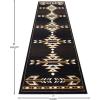 Flash Furniture Amado Collection Rustic Southwestern Area Rug – Non-Shedding Brown Olefin Fibers – 2′ x 7′ – Jute Backing – Bedroom, Living Room, Entryway(2’7″ x 10′ (Rectangular))