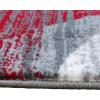 Flash Furniture Cirrus Collection Swirl Patterned Area Rug – Purple Olefin Fibers with Jute Backing – 5′ x 7′ – Entryway, Living Room, Bedroom(Red)