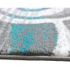 Flash Furniture Cirrus Collection Swirl Patterned Area Rug – Purple Olefin Fibers with Jute Backing – 5′ x 7′ – Entryway, Living Room, Bedroom(Turquoise)