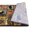 Flash Furniture Gaylord Collection Wilderness Bear and Moose Area Rug with Jute Backing – Beige – 2′ x 7′ – Indoor Use