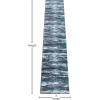 Flash Furniture Marian Collection Area Rug – Distressed Turquoise Olefin Rug with Jute Backing – 3′ x 16′ – Entryway, Living Room, Bedroom(Turquoise)