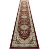 Flash Furniture Mersin Collection Persian Style Area Rug – Olefin Black Non-Shedding Fibers – 4′ x 4′ Octagon – Jute Backing – Hallway, Entryway, Bedroom, Living Room(Burgundy)