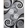 Flash Furniture Valli Collection Area Rug – High Pile Purple Olefin Rug – 2′ x 7′ Area Rug – Jute Backing – Hallway, Entryway, Bedroom, Living Room(Grey)